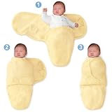 SwaddleMe 73674 – Baumwolle/blau/0-4 Monate/3,2-6,4kg – Schreibabys Ganzkoerper Pucksack Small - 3