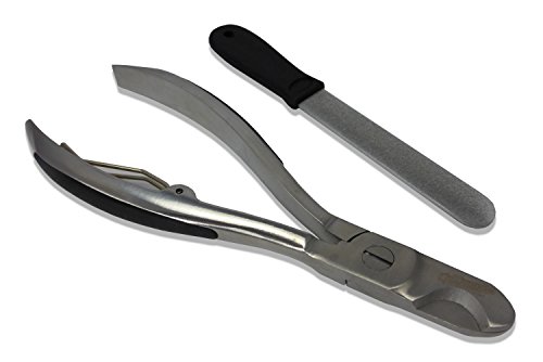 GoDoggie-Pro-Nail-Clippers-Professional-Grade-2-Piece-Doggie-Manicure-Set-includes-Nail-Clippers-File-for-Salon-Quality-Results-Super-Sharp-Blades-Max-Grip-Handles-Safety-Mode-Premium-Quality-For-Smal