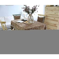 BNASA Nappe Housse De Coussin De Table De Broderie À Double Face Imprimée À Rayures en Nappe Adiabatique
