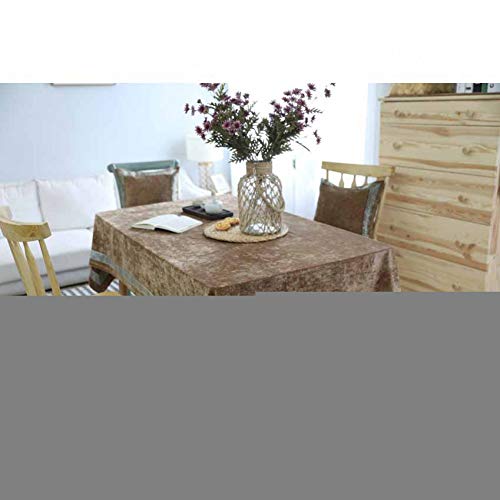 BNASA Nappe Housse De Coussin De Table De Broderie À Double Face Imprimée À Rayures en Nappe Adiabatique