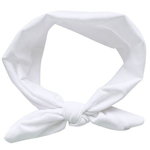 iEFiEL 5 Stück Süßes Baby Mädchen Elastic Hasenohren Stirnbänder Haarbänder Kopftuch - 6