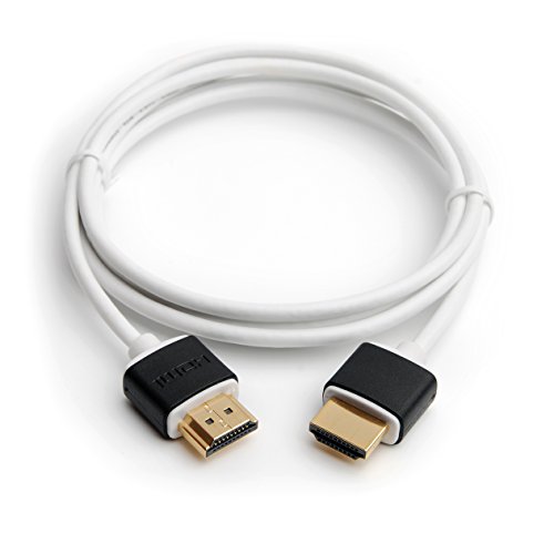 CPO 1.HDSLIM-0.25-W HDMI-Kabel, 0.25m, weiß, Stück: 1 - 2
