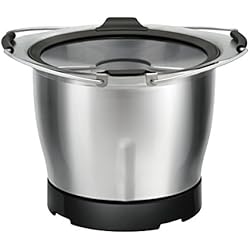 Moulinex Mini Bol de Cuisson XF38AE10 Accessoire Companion Officiel Capacité 1,4L Bain-Marie Cuve Lame Hacher Compatible avec Tous les Robots Cuisine Companion