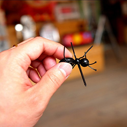 Bobury 12pcs/set Mini Ameisen Frucht Gabel Eco Plastik Küche Gabeln Nahrung wählt für Stab Partei - 2