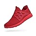 Produktbild ZOCAVIA Herren Damen Sneaker Running Laufschuhe Sportschuhe Rutschfeste Sneaker Rot 37 EU