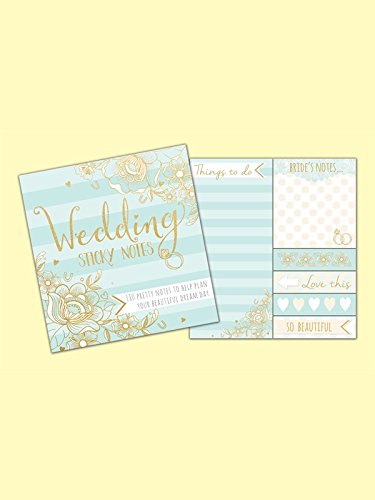 Rachel Ellen Haftnotizen Hochzeit (mit Aufschrift in englischer Sprache) – Enteneiblau - 3