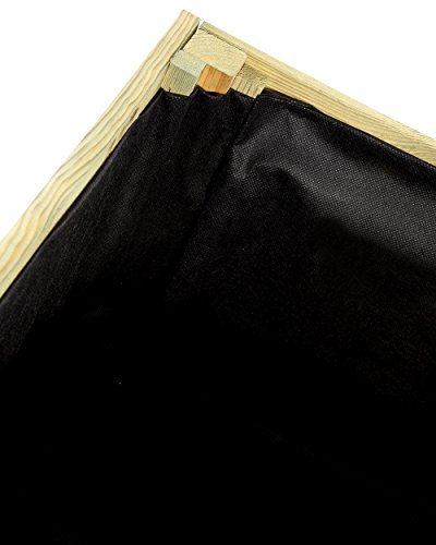 myGardenlust Hochbeet Bausatz aus Holz mit Folie – Kräuterbeet Imprägniert für Garten Terrasse und Balkon – Pflanzkübel als Gemüse Kräuter Beet – Pflanzkasten Groß für Outdoor mit Fußkappen - 4