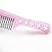 New Pink Cool Special Hair Wig Hairpiece Care Anti-static 22 Small Steel Tooth Comb