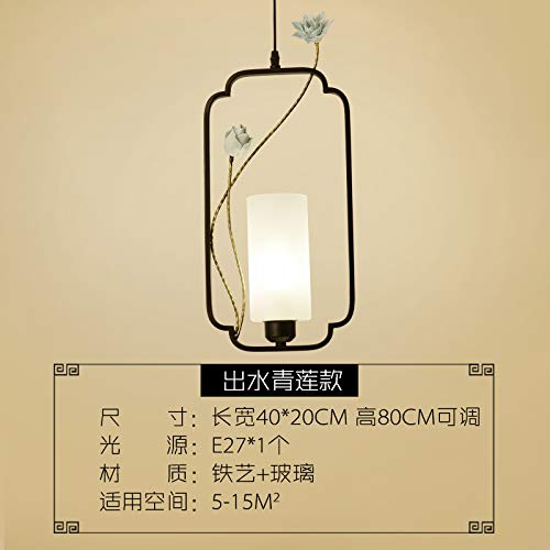 Preisvergleich Produktbild Industrie Wandleuchte Pendelleuchten Nachttischlampe Restaurant Leuchter Bar Gang Chinesischen Stil Zimmer Buchen Chinesischen Chinesischen Kronleuchter, Wasser Qinglian