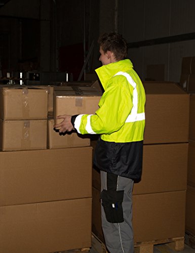 Ultrasport Workwear Sicherheitsjacke mit Warnschutz Ausrüstung, mit herausnehmbarer Fleece Jacke, XL - 6