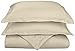 Superior 800 Thread Count Soft and Wrinkle Resistant 3-Piece Duvet Cover Set with Oxford Pillowcases, Cotton Blend, Double/King, Ivory