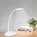 Produktbild LED Schreibtischlampe, LIFU Leselampe Nachttischlampe 2 Farb- und 3 Helligkeitsstufen dimmbares Leselicht Touch Control Schwanenhals Tischlampe mit USB Anschluss Tischleuchte für Lesen, Arbeiten-Weiß