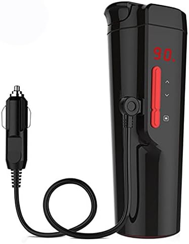 LPY-Heating Smart Travel Mug , Car Electric Kettle with Temperature Control Stainless Steel Vacuum Insulated Boil Water Car Electric Cup Coffee Tea Milk Heated Mug