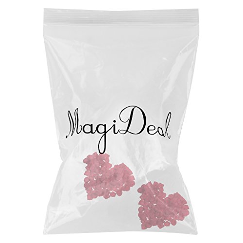 600 Stück Rosenblätter Blumen Bevorzugungen für Hochzeit Dekoration (Rot) - 2