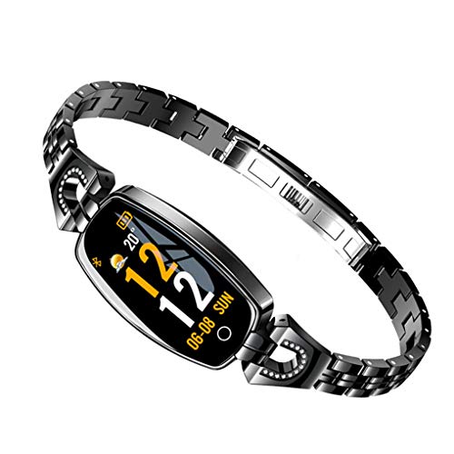 Preisvergleich Produktbild Censhaorme Farbbildschirm Schritt Count Herzfrequenz-Blutdruck-Tracking-Fitness Sport Smart-Armband Alarm Intelligent Armband