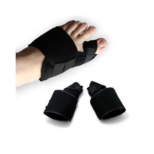 Double-Stitched Velcro Bunion Splints Protector Bunion Straightener Corrector for Crooked Toes Alignment & Big Toe Joint Foot Pain Relief Hallux Valgus Corrector [ 1 pair ]