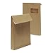 Produktbild Clairefontaine 10550 C Paket von 50 Pochettes kraft Waffe mit Sichtfenster und Dehnfalte 3-cm Dimension 22,9 x 32,4 cm 130 g braun