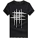 Produktbild DAY.LIN T Shirts Männer Herren Männer Druck Tees Shirt Kurzarm T Shirt Bluse Herrenmode Print T-Shirt (Schwarz 2, EUXL/2XL)