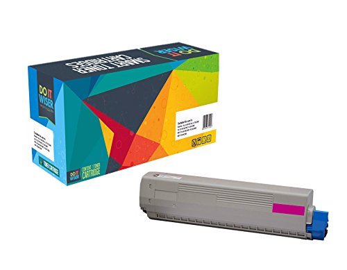 Doitwiser Toner 4-Farben-Set kompatibel für Okidata C822 Oki C822dn C822n - 4