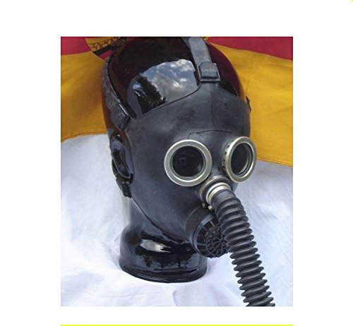 Gasmaske mit Schlauch Kopfgrösse 53-56 Black Style Dark Room Halloween