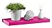 Produktbild HOMEA 6ran792rs Regal schwimmenden folierte Spanplatte, Fuchsia, 50x22.8x3.4 cm