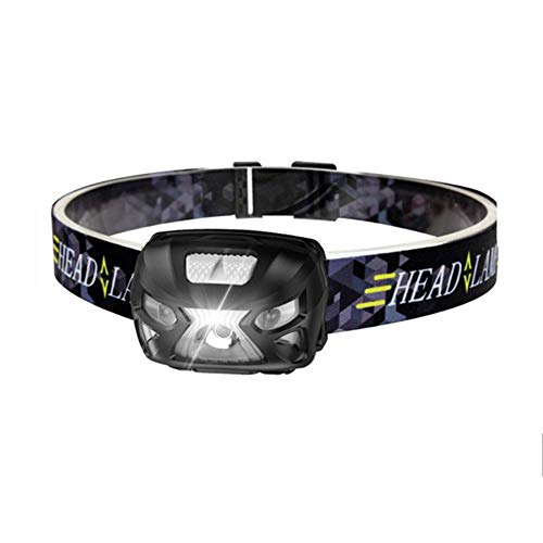 Preisvergleich Produktbild Stirnlampe, Stirnlampe, wiederaufladbare Stirnlampen, 9000 Lumen, induktionsfähig, wasserdicht, Mini-wiederaufladbare Stirnlampe, eingebaute Batterie, Camping, Angellichter