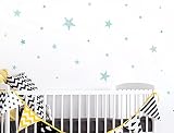 I-love-Wandtattoo WAS-10107 Kinderzimmer Wandsticker Set "Sterne mit Muster für Jungen" zum Kleben Wandtattoo Wandaufkleber Sticker Wanddeko