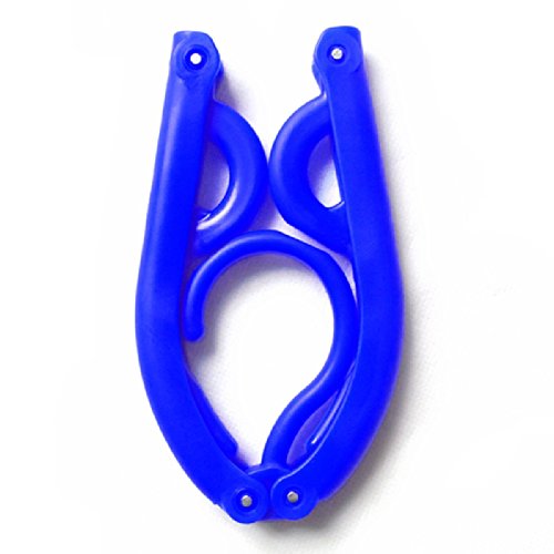 Musuntas 5pcs Magie Reise Outdoor Camping tragbare Falten Kunststoff Kleidung Kleiderbügel - 9