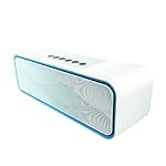 Bluetooth Speakers, Yoyamo Portable Wireless Speaker with Super Bass Stereo sound for Smart Phones, Tablet, PC - White