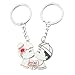 Produktbild TOOGOO(R)1 Paar Chinesischer "‡Ö " Schluesselanhaenger Ehepaar Schluesselring