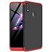 Produktbild HuaXin Huawei Honor 8X Max H¨¹lle,3 in 1 Modisch Ultrad¨¹nn PC 360 ¡ãAll-Inclusive-Schutz Hartschale+GEHrtetes Glas Schutzfolie Suitable for Huawei Honor 8X Max £¨Schwarz+Rot£©
