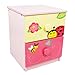 Fantasy Fields by Teamson Magic Garden Childrens Wooden 2 Drawer Cabinet Bedside Table Storage TM-0101A