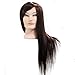 Neverland Beauty 24" 40% Real Hair Hairdressing Equipment Training Head With Free Clamp For College and Professional Use