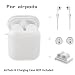 Produktbild BZLine® 5 in 1 Silikon Abdeckung Fall Kopfhörer Set für Airpods Headset Ohrbügel Zubehör (Weiß)