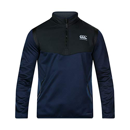 Canterbury Men Thermoreg 1/4 Zip Running Sweatshirt top Navy Blue RS.1399.00
