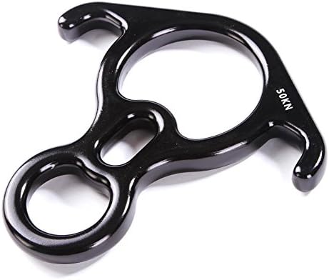 ROBAG Outdoor Horns 8 - Ring High - Altitude Slow Fall Climbing Equipment , Black