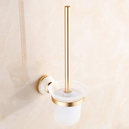 Sursy Toilet Brushes &amp; Holders Space Aluminum Golden Toilet Brush Kit With Aluminum Frame And Toilet Space Rose Gold Toilet Brush Jade Racks