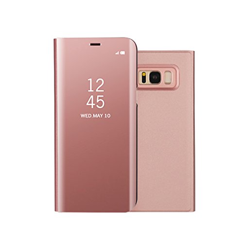 Funda Samsung S8 Clear View Standing Cover Aursen Carcasa Case para Samsung Galaxy S8 color oro rosa reviews Funda Samsung S8 Clear View Standing Cover Aursen Carcasa Case para Samsung Galaxy S8 color oro rosa