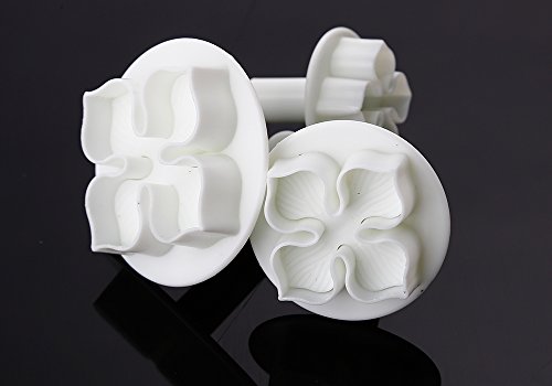 Uten® 45tlg. Ausstecher Ausstechform Stempel Modellierwerkzeug Glätter Fondant Marzipan Tortendeko Kit Set - 3