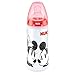 NUK Mickey & Minnie First Choice+ 300ml Bottle with Size 2 Silicone Teat (6-18 months)