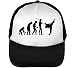 Produktbild 1GD Human Evolution Karate Trucker Cap Herren Damen Schwarz weiß Snapback