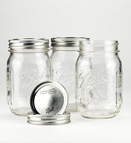 Ball Mason Jar 16oz Regular Mouth 3er/Set