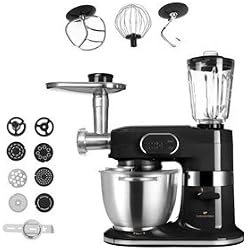 Continental Edison - CERB100WB Continental Edison - Robot professionnel 1000 W noir + accessoires