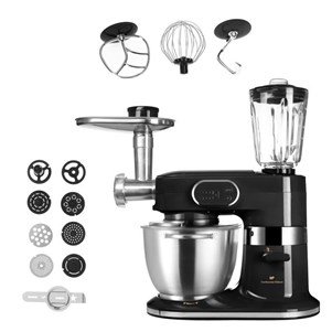 Continental Edison - CERB100WB Continental Edison - Robot professionnel 1000 W noir + accessoires