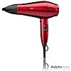 BaByliss Pro Special Edition Tourmaline Ceramic Ionic Hair Dryer 6 Heat Speeds 2100W BAB6738RU - Red