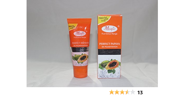 nature's pigmentation removal perfect papaya face wash