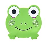 Monbedos Posavasos de rana de dibujos animados, antideslizante, silicona, para tazón o taza de...