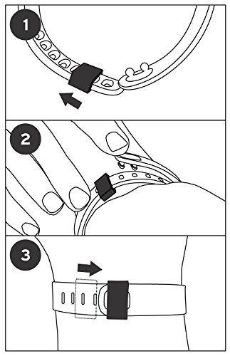 The Friendly Swede 12 Stück Silikonringe für Garmin Vivosmart Fitnessarmband – ideale Verschlusshilfe für Ihr Vivosmart - 7