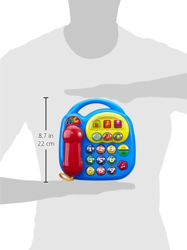 Imagen 2 de Simba 104012412 - Teléfono ABC con sonido (piezas giratorias, 20 x 20 cm) [Importado de Alemania]