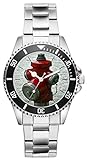 Feuerwehrmann Geschenk Artikel Idee Fan Uhr 10169